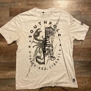 White Southpole Large Tshirt